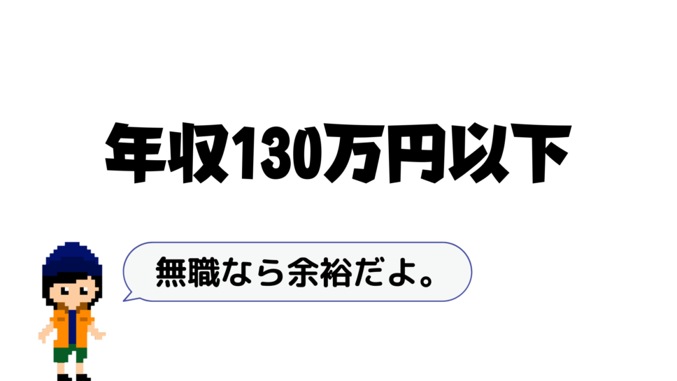 ②　子（被扶養者）の年収が130万円未満